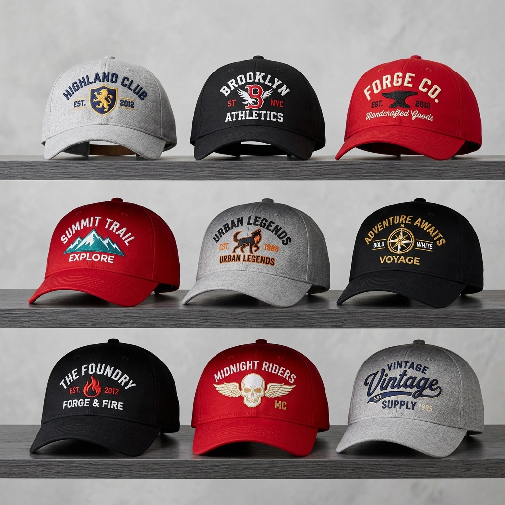 Embroidered Caps & Hats